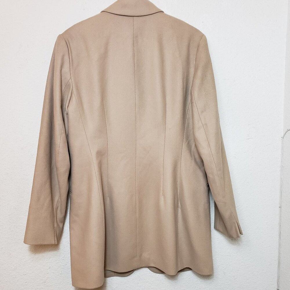 Elements By Speigel Wool Blazer Jacket Size 16 Be… - image 3